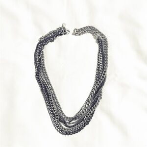 Express • Layered Multi Tone Chains Necklace